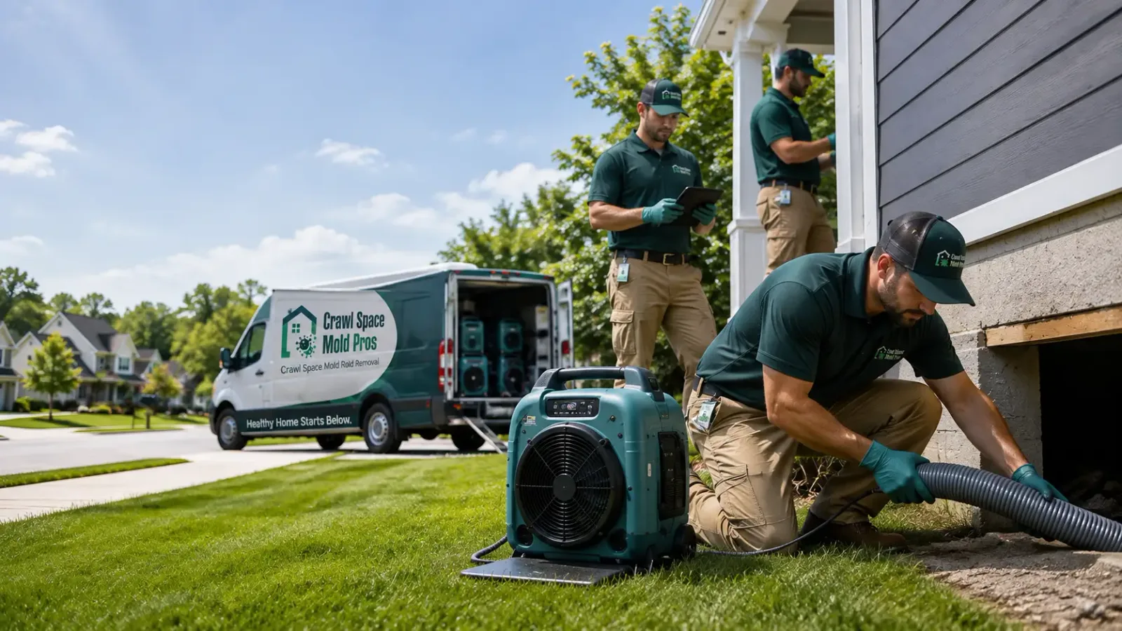 Crawl Space Mold Removal in Edgar, NE